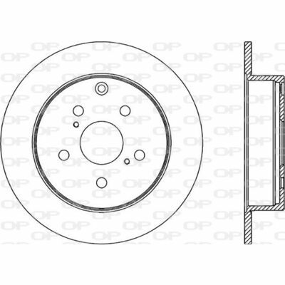 OPEN PARTS BDA2340.10 Dischi Freno