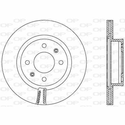 OPEN PARTS BDA2558.20 Dischi Freno