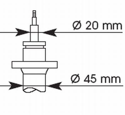 KYB 663049 Ammortizzatore per BMW E30