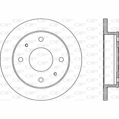 OPEN PARTS BDA1858.10 Dischi Freno