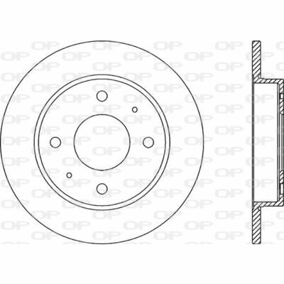 OPEN PARTS BDA2039.10 Dischi Freno