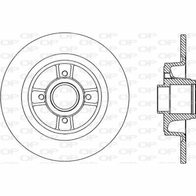 OPEN PARTS BDA2166.10 Dischi Freno