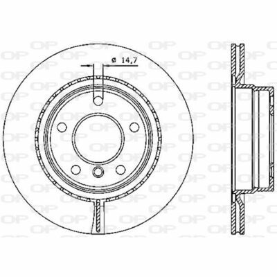 OPEN PARTS BDA2334.20 Dischi Freno