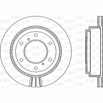 OPEN PARTS BDR2134.20 Dischi Freno