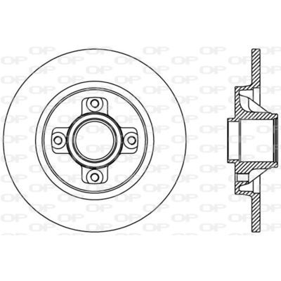OPEN PARTS BDA2387.10 Dischi Freno